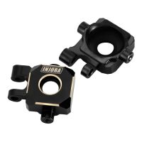 INJORA 11g/pcs Black Brass Steering Knuckles Blocks for 1/18 TRX4M (4M-04BK)