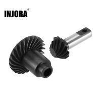 INJORA 24T/12T Alloy Steel Helical Gear Set for 1/18 TRX4M Front Rear Axles (4M-10) - 2 Sets