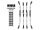 INJORA Stainless Steel High Clearance Links Set for 1/18 TRX4M (4M-08)