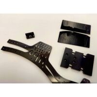 GSPEED V4 Carbon Fiber Chassis Package for Element, TRX4 or custom portal axle builds VADER PRODUCT Black