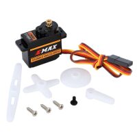 INJORA EMax ES08MA II 12g Analog Metal Gear Servo with Mount & Arm for Axial Scx24