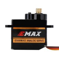 INJORA EMax ES08MA II 12g Analog Metal Gear Servo with Mount & Arm for Axial Scx24