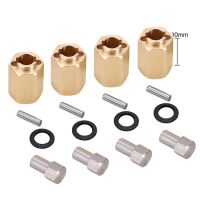 INJORA 4PCS 10mm Brass Wheel Hex Hub Extenders For 1/18 TRX4M (4M-02-10) - 4pcs 10mm(+6mm)