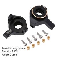 INJORA 2pcs 9g/pcs Black Brass Front Steering Knuckles...