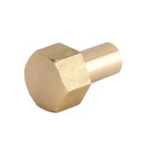 INJORA 4PCS M2 Gold Brass Hex Barrel Nuts for INJORA...