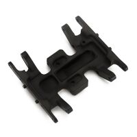 INJORA Brass Skid Plate Gearbox Transmission Mount for Axial SCX24 Black