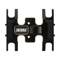 INJORA Brass Skid Plate Gearbox Transmission Mount for Axial SCX24 Black