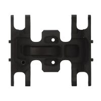 INJORA Brass Skid Plate Gearbox Transmission Mount for Axial SCX24 Black