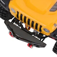 INJORA Metal Front Stinger Bumper A with Lights for SCX24 Jeep Wrangler Gladiator