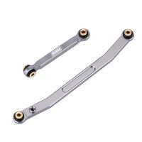 INJORA CNC Aluminum Steering Links for Axial SCX24 Grey