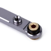 INJORA CNC Aluminum Steering Links for Axial SCX24 Grey