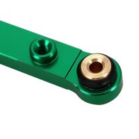INJORA CNC Aluminum Steering Links for Axial SCX24 Green