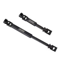 INJORA Steel Front Rear Center Drive Shafts for Axial SCX24 Chevrolet Jeep Wrangler Bronco Black