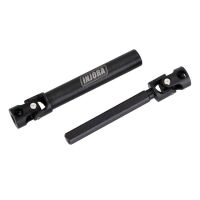 INJORA Steel Front Rear Center Drive Shafts for Axial SCX24 Chevrolet Jeep Wrangler Bronco Black