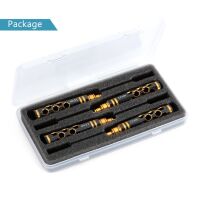 INJORA 4PCS 1.5 2.0 2.5 3.0mm HSS Hex Screwdriver Repair Tool Kit for RC Model