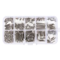 INJORA M1.6 M2 M2.5 Grade 12.9 Stainless Steel Hex Screws Nuts Hardware Kit for 1/18 TRX4M (4M-15)