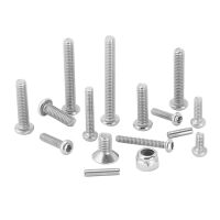 INJORA M1.6 M2 M2.5 Grade 12.9 Stainless Steel Hex Screws Nuts Hardware Kit for 1/18 TRX4M (4M-15)