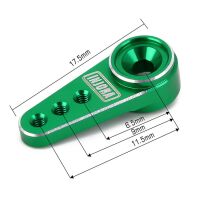 INJORA Servo Green ALU ARM Horn 15T Metal for Axial SCX24