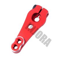 INJORA 1PCS 33mm 25T Metal Tooth Steering Servo Arm Horn for TRAXXAS TRX-4 Red