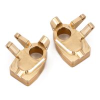 INJORA Heavy Duty Brass Portal Steering Knuckle Cap A for Axial SCX10 III Capra 1.9