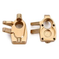 INJORA Heavy Duty Brass Portal Steering Knuckle Cap A for Axial SCX10 III Capra 1.9