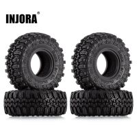 INJORA 1.0" 56*22mm Soft Rubber Rock Terrain Tires...