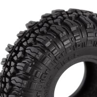 INJORA 1.0" 56*22mm Soft Rubber Rock Terrain Tires for 1/24 RC Crawlers (4) (T1005)