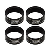 INJORA 4PCS 12g/pcs Black Brass Inner Wheel Rings for INJORA 1.0" Wheels