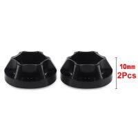 INJORA 12mm Black Aluminum Wheel Hex Hubs for 1.9" 2.2" Rims 9mm