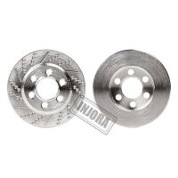 INJORA 2PCS Silver Anodized Brass Brake Disc Weights for 1.9" 2.2" Wheels