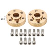 INJORA 12mm Heavy Brass Wheel Hex Hub Extenders Adapters...