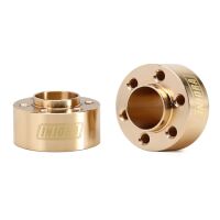 INJORA 12mm Heavy Brass Wheel Hex Hub Extenders Adapters for 1.9 2.2 Beadlock Wheel Rims 10mm