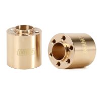 INJORA 12mm Heavy Brass Wheel Hex Hub Extenders Adapters for 1.9 2.2 Beadlock Wheel Rims 22mm