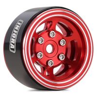 INJORA 1.0" 6-Spoke CNC Aluminum Beadlock Wheel Rim...