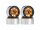 INJORA 4PCS 1.9" 6-spoke Metal Beadlock Wheel Rims for 1/10 RC Rock Crawler Car Gold