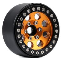 INJORA 4PCS 1.9" 8-round-hole Metal Beadlock Wheel...