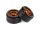 INJORA 4PCS 1.9" 8-round-hole Metal Beadlock Wheel Rims for 1/10 RC Crawler Gold