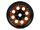 INJORA 4PCS 1.9" 8-round-hole Metal Beadlock Wheel Rims for 1/10 RC Crawler Gold