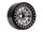 INJORA 4PCS 2.0" 12-spoke Metal Beadlock Wheel Rims Fit 1.9" RC Crawler Tires Black-Grey