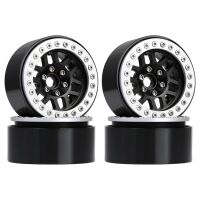 INJORA 4PCS 2.0" 12-spoke Metal Beadlock Wheel Rims...