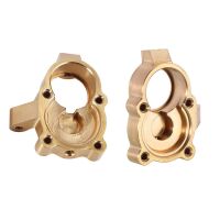 INJORA 2PCS 10g/pcs Brass Inner Portal Housing Steering Knuckles for FCX24 (FCX24-05)