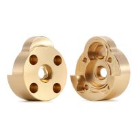 INJORA 2PCS 25g/pcs Brass Outer Portal Housing Covers for FCX24 Rear Axle (FCX24-02)