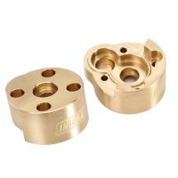 INJORA 2PCS 25g/pcs Brass Outer Portal Housing Covers for FCX24 Rear Axle (FCX24-02)