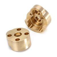 INJORA 2PCS 25g/pcs Brass Outer Portal Housing Covers for FCX24 Rear Axle (FCX24-02)
