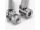 INJORA Stainless Steel Drive Shafts for 1/18 TRX4M (4M-18)