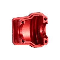 INJORA 2PCS 4g CNC Aluminum Front Rear Axle Diff Cover for 1/18 TRX4M (4M-28) Red