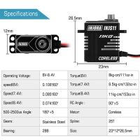 INJORA Coreless High Torque Micro Servo for 1/18 TRX4M (INJS11)