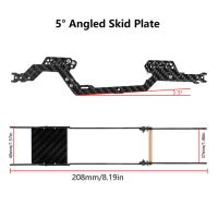 INJORA LCG Carbon Fiber Chassis Kit Frame Girder for 1/18 TRX4M Defender (4M-32)