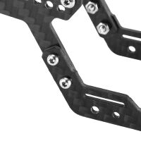 INJORA LCG Carbon Fiber Chassis Kit Frame Girder for 1/18 TRX4M Defender (4M-32)