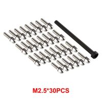 INJORA 30PCS M2.5 Metal Screws for 1.9 and 2.2 Wheel Rims